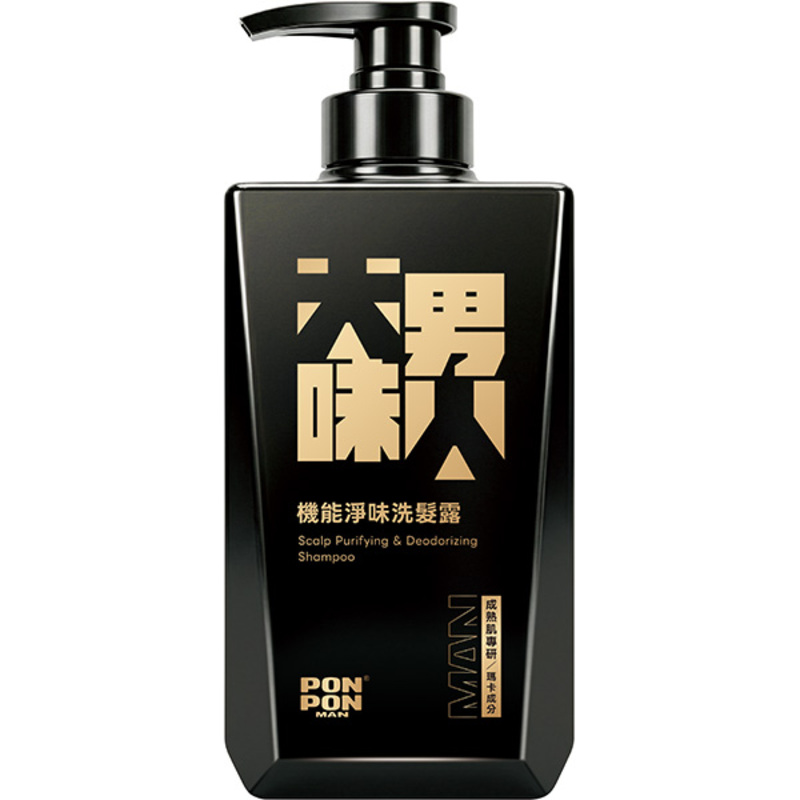 澎澎MAN大男人味機能淨味洗髮露485g, , large