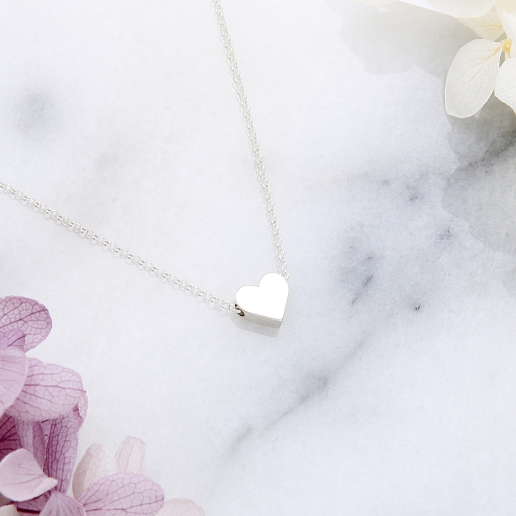 【Angel & Me】Love Heart s925 sterling silver necklace Christmas Birthday gift, , large