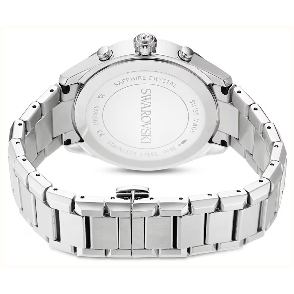 SWAROVSKI 施華洛世奇 Dextera 運動風計時手錶 中性錶 男錶-39mm 生日情人 5744561, , large