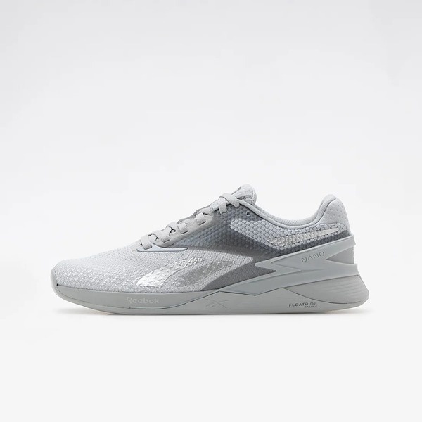 Reebok Nano X3 男 訓練鞋 運動 健身 重訓 慢跑 緩震 耐磨 穩定 透氣 灰 [100033775], , large