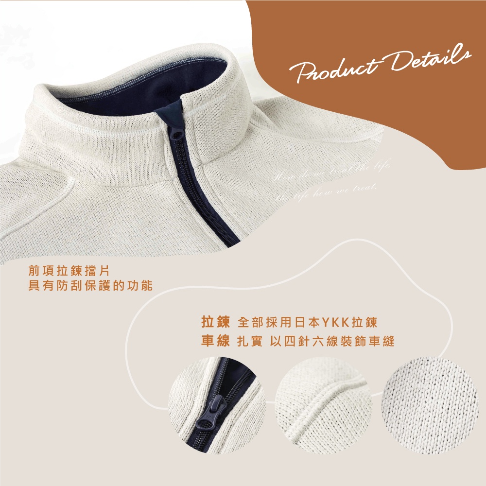 Knitted Fleece Jacket, , large