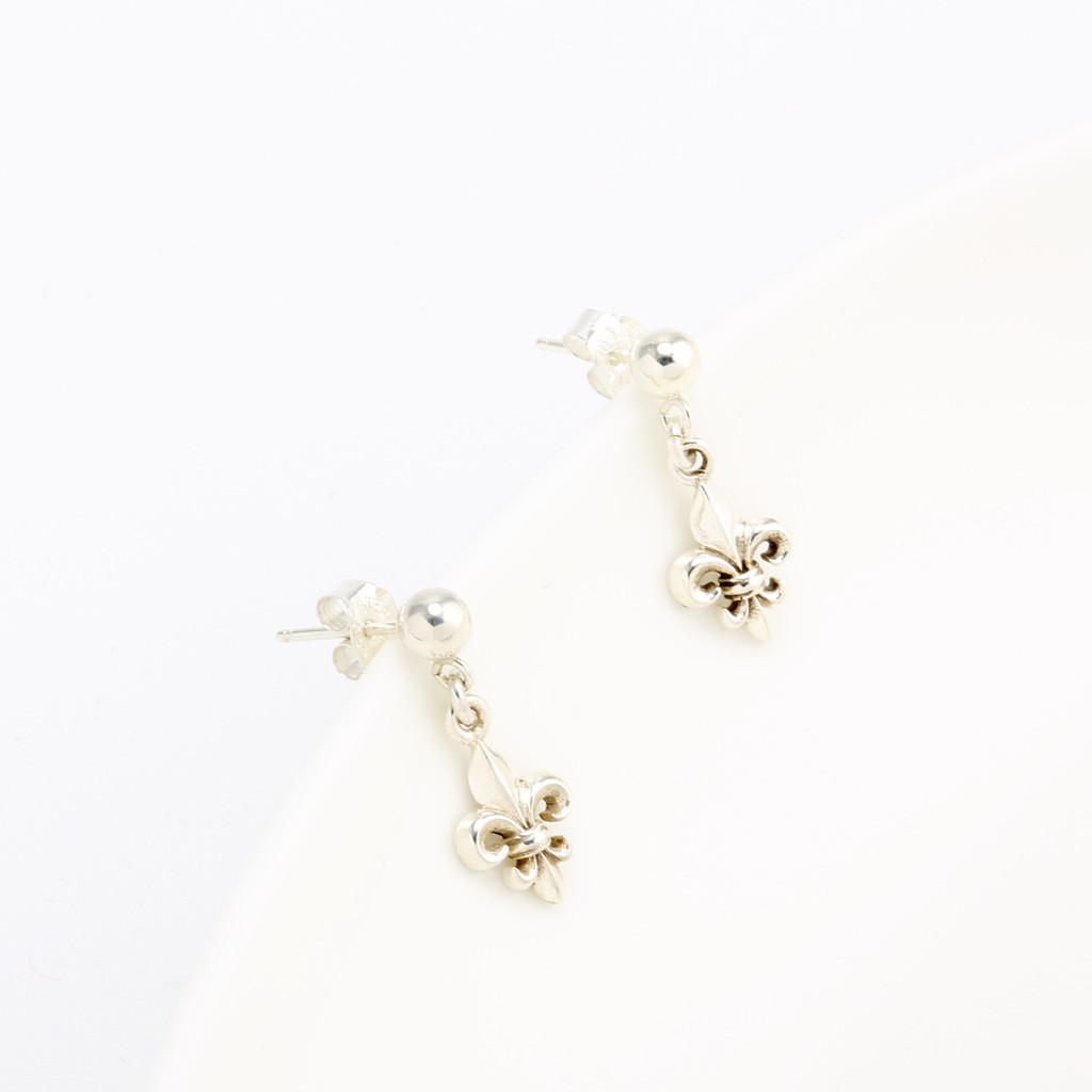 【Angel & Me】Iris classic s925 sterling silver earrings birthday gift, , large