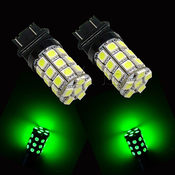 【PA LED】美規 3157 雙芯 30晶 90晶體 SMD LED 煞車燈 倒車燈 方向燈 六色可選, , large