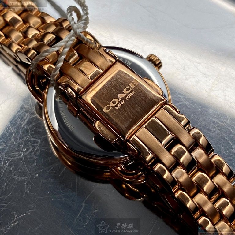 [星晴錶業]COACH手錶,24mm,CH00111玫瑰金色錶面玫瑰金錶殼玫瑰金色精鋼錶帶款, , large