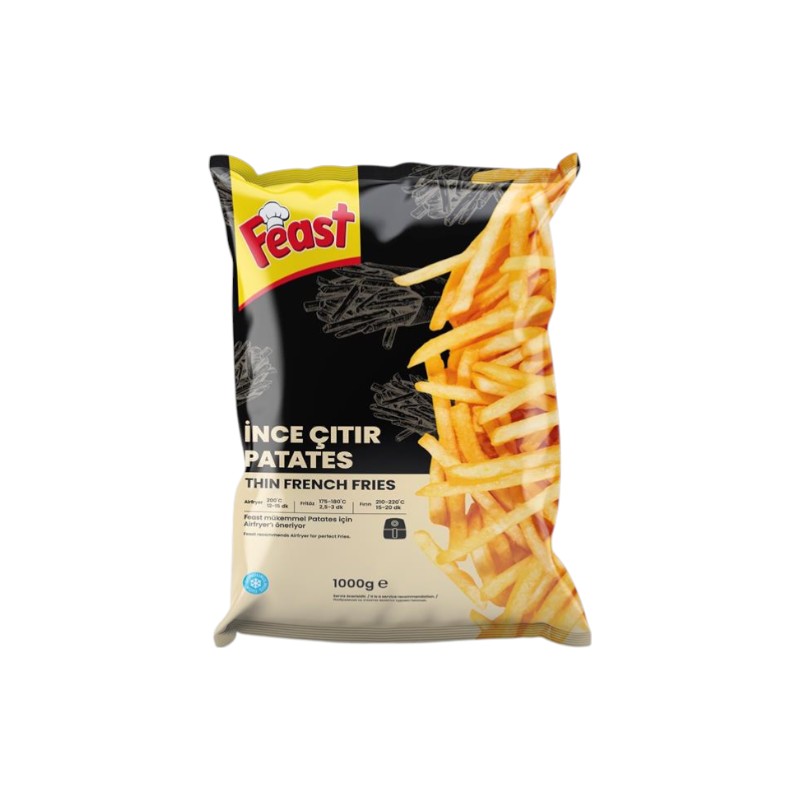 Feast Thin French Fries, , large