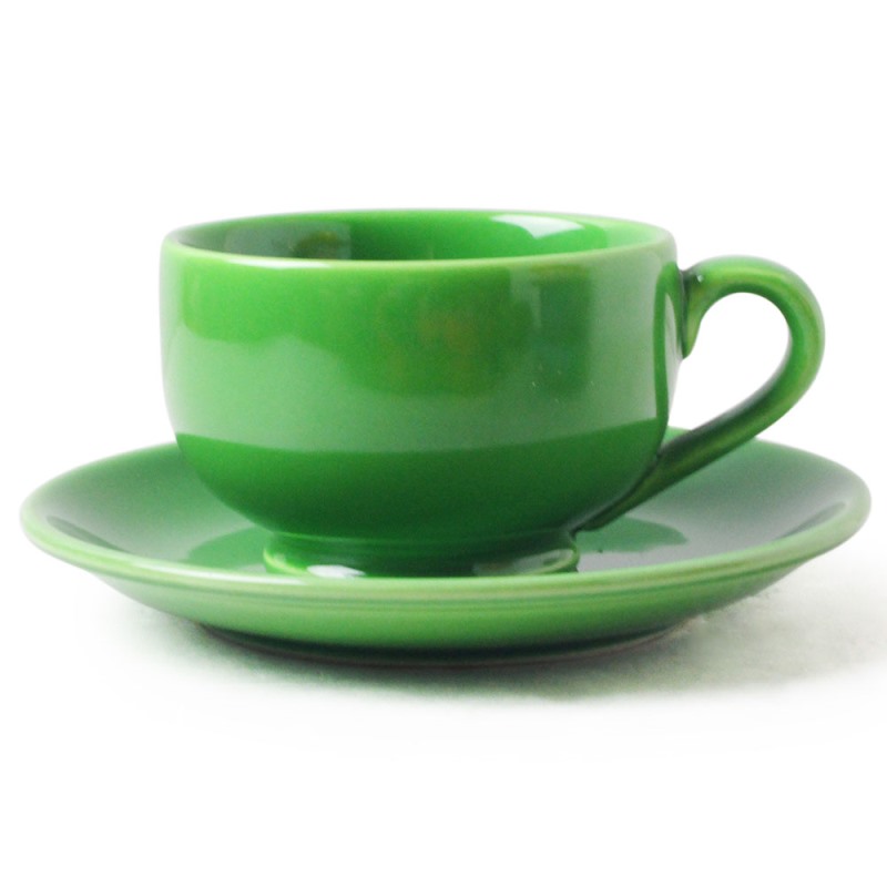 [豐名日本餐具] 咖啡杯組 淺綠釉 / C00CS1-126-9, , large