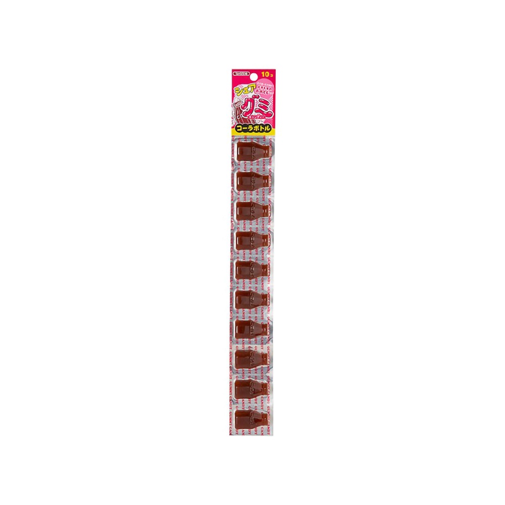 丹生堂11連汽水瓶造型可樂味軟糖, , large