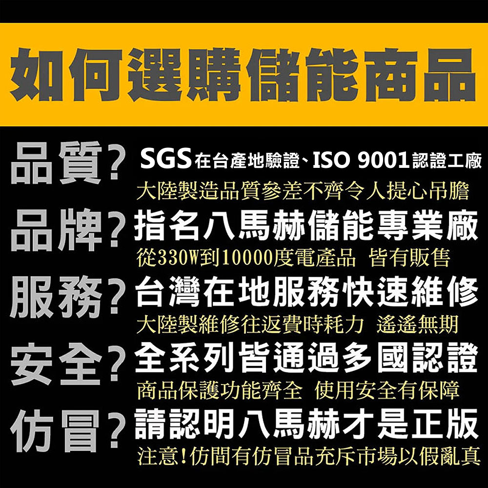 【KOTSURU】8馬赫 手提式儲能電源 1000W超大功率行動電源 AI【UPS】0毫秒無縫供電 (含AI偵測系統), , large