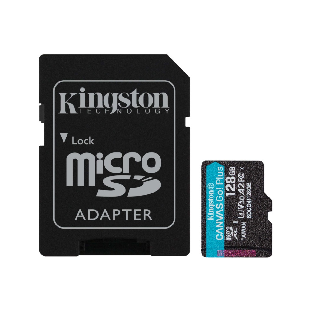 【Kingston】Canvas Go!Plus 128G SDCG4 SDXC A2 U3 V30 UHS-I 記憶卡 讀取速度:200MB/s, , large
