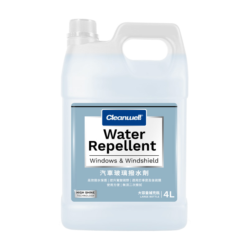 CLEANWEL汽車玻璃撥水劑補充瓶4L, , large