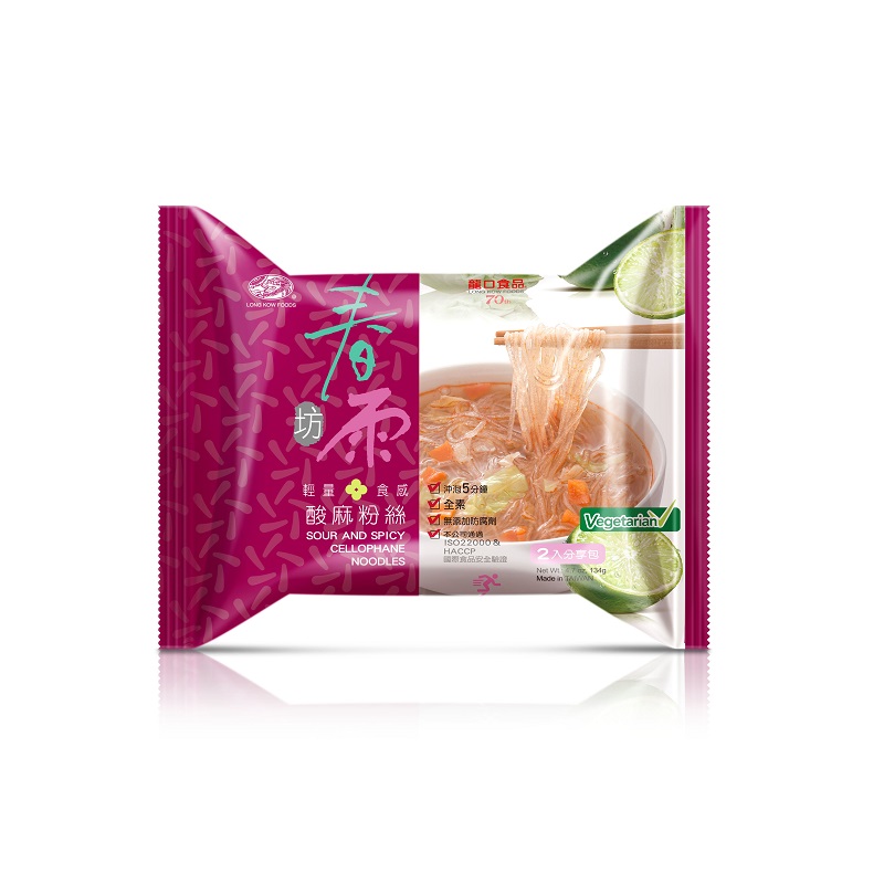 龍口春雨坊-酸麻粉絲134g, , large