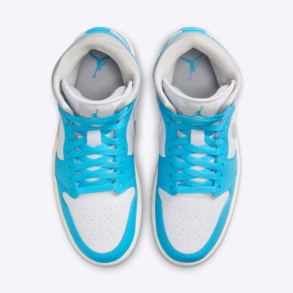 Kixpress-Nike Wmns Air Jordan 1 Mid 男女 運動休閒鞋 中筒 AJ1 水藍 [BQ6472-400], , large