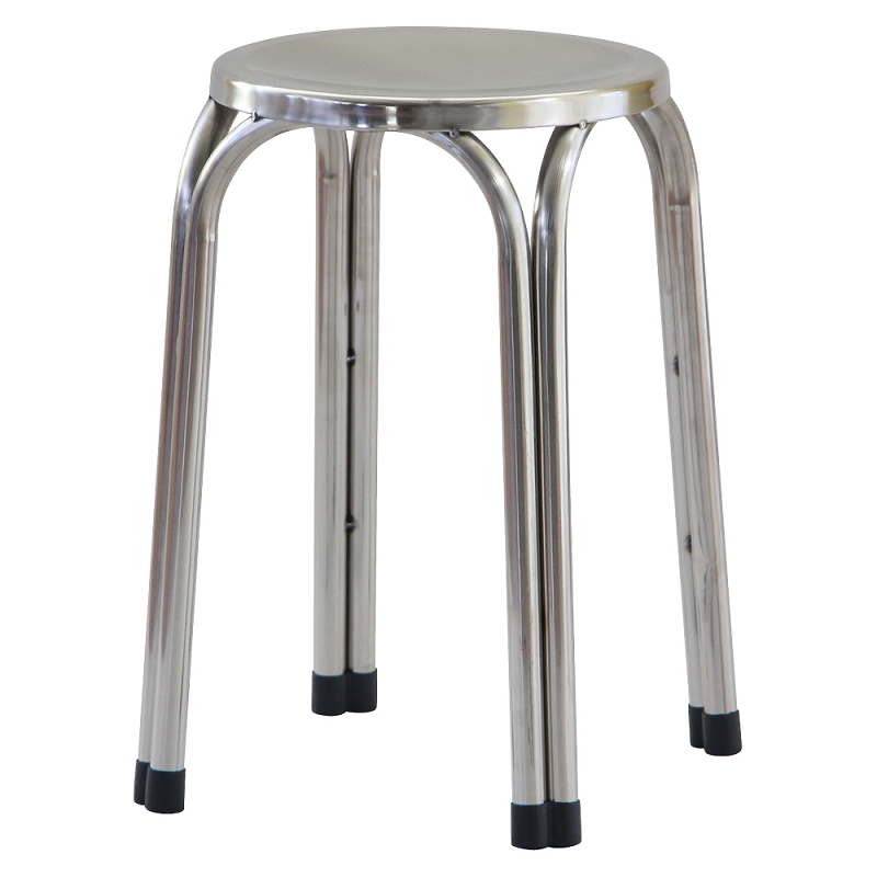 stainless steel round stool, , large