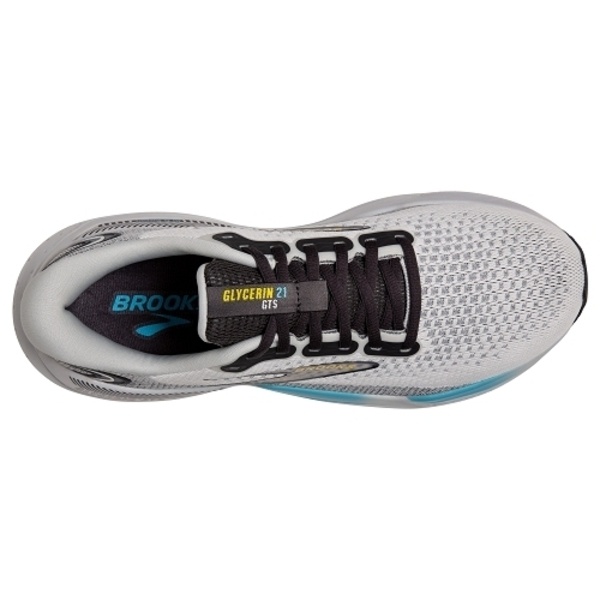 Brooks Glycerin GTS 21 男 慢跑鞋 路跑 避震 甘油系列21代 灰藍 [1104201D184], , large
