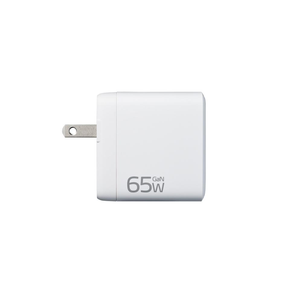 【ADATA 威剛】PD/QC 65W 白色 快充 三孔 GaN 充電器 雙孔 Type-C+Type-A, , large