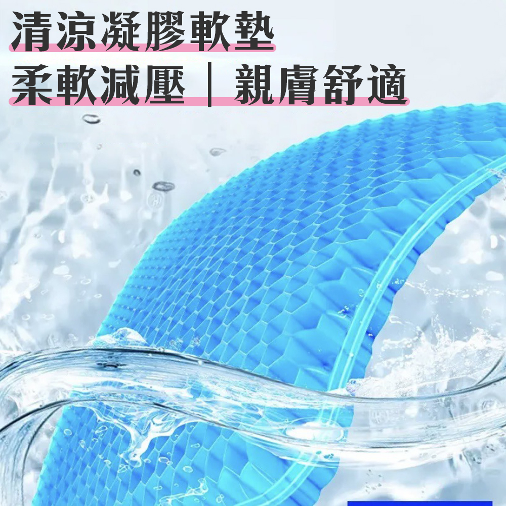 【Bicycle Cooling Seat Cushion】Gel Seat for Bikes &ndash; Relieves Pressure, Provides Comfort and Coolness, , large