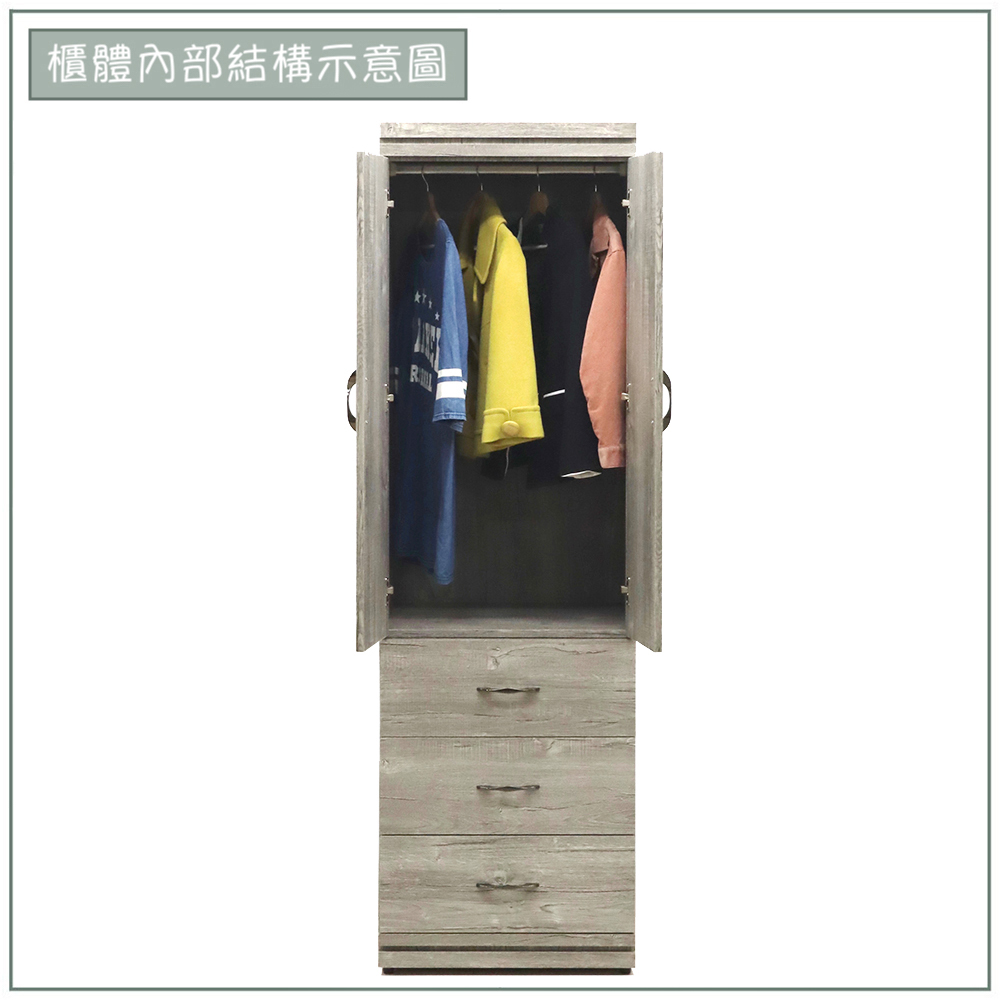 【唯熙傢俱】雪莉抽屜衣櫃, , large