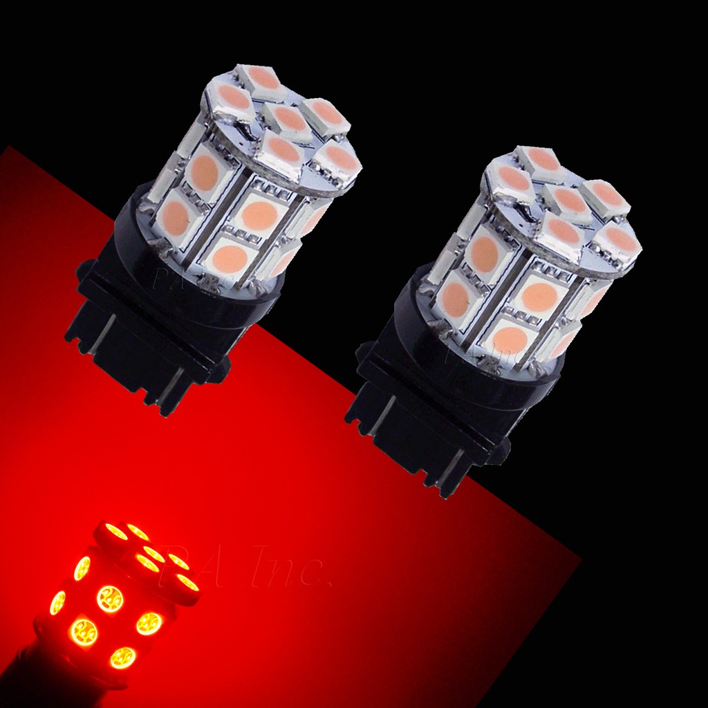 【PA LED】美規 3157 雙芯 20晶 60晶體 SMD LED 後燈 煞車燈 方向燈 倒車燈, , large