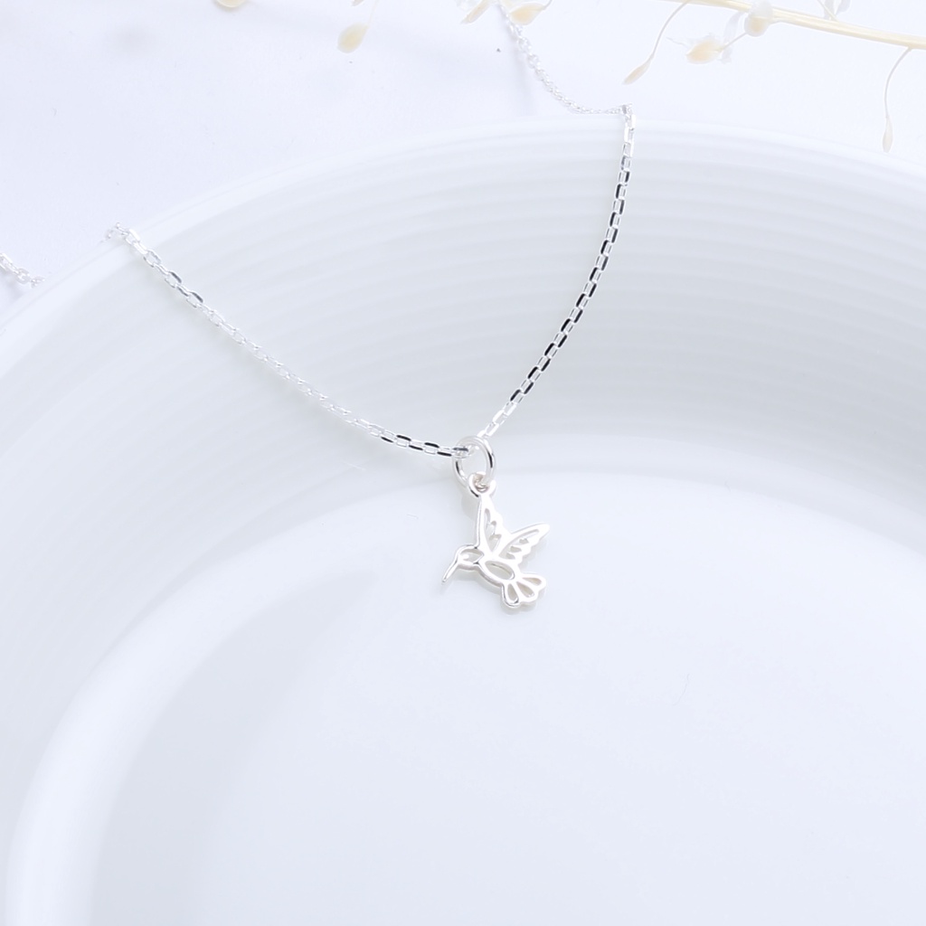 【Angel & Me】Love Hummingbird (small) s925 sterling silver necklace birthday gift, , large