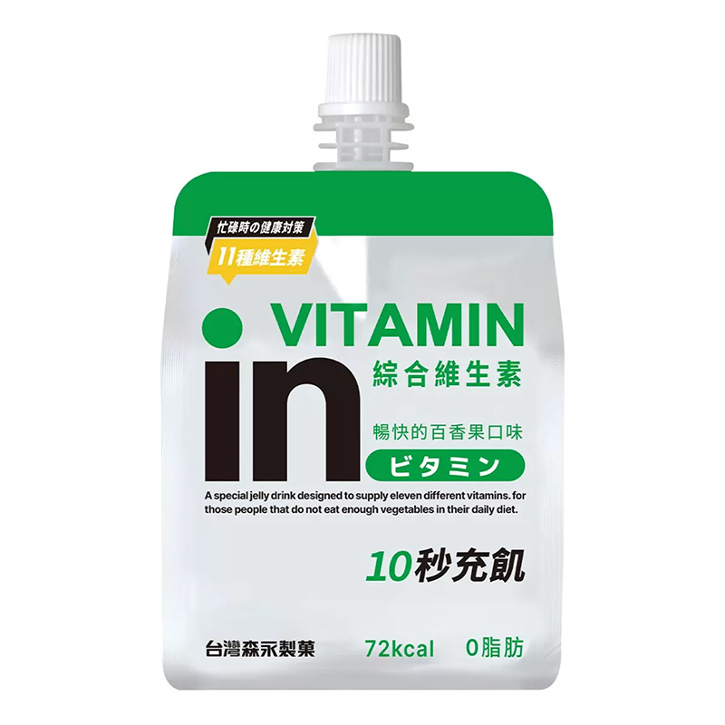 森永in果凍 維他命 百香果口味 180gX18入/箱, , large