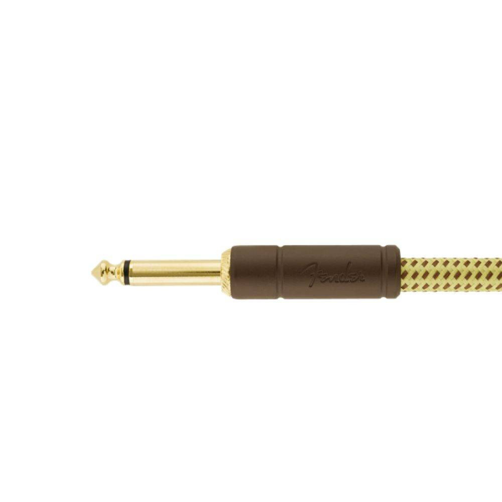 Fender Deluxe SL Tweed IL 樂器導線 15ft 黃編織款【敦煌樂器】, , large