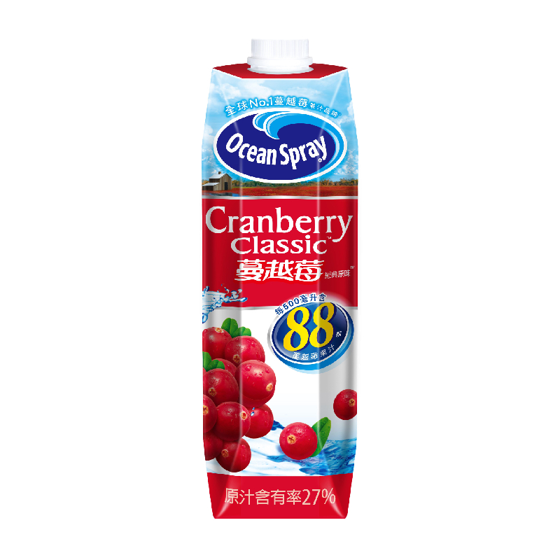 OceanSpray Refreshers Blueberry Juice 1L, , large