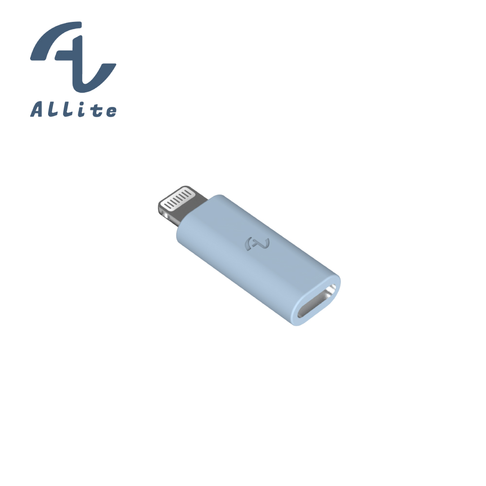 [萬摩科技]Allite USB C to Lightning 轉接頭 寶寶藍, , large
