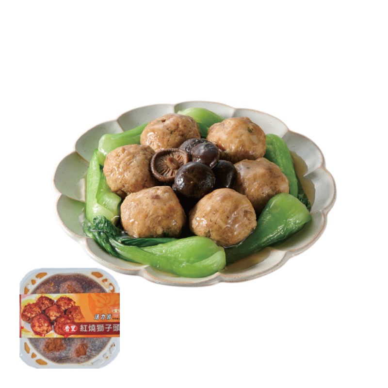 冷凍紅燒獅子頭800g, , large