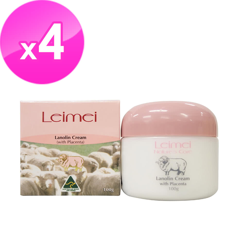 [Natures Care] Leimei綿羊霜含胎盤素(4入組 100ml/罐), , large