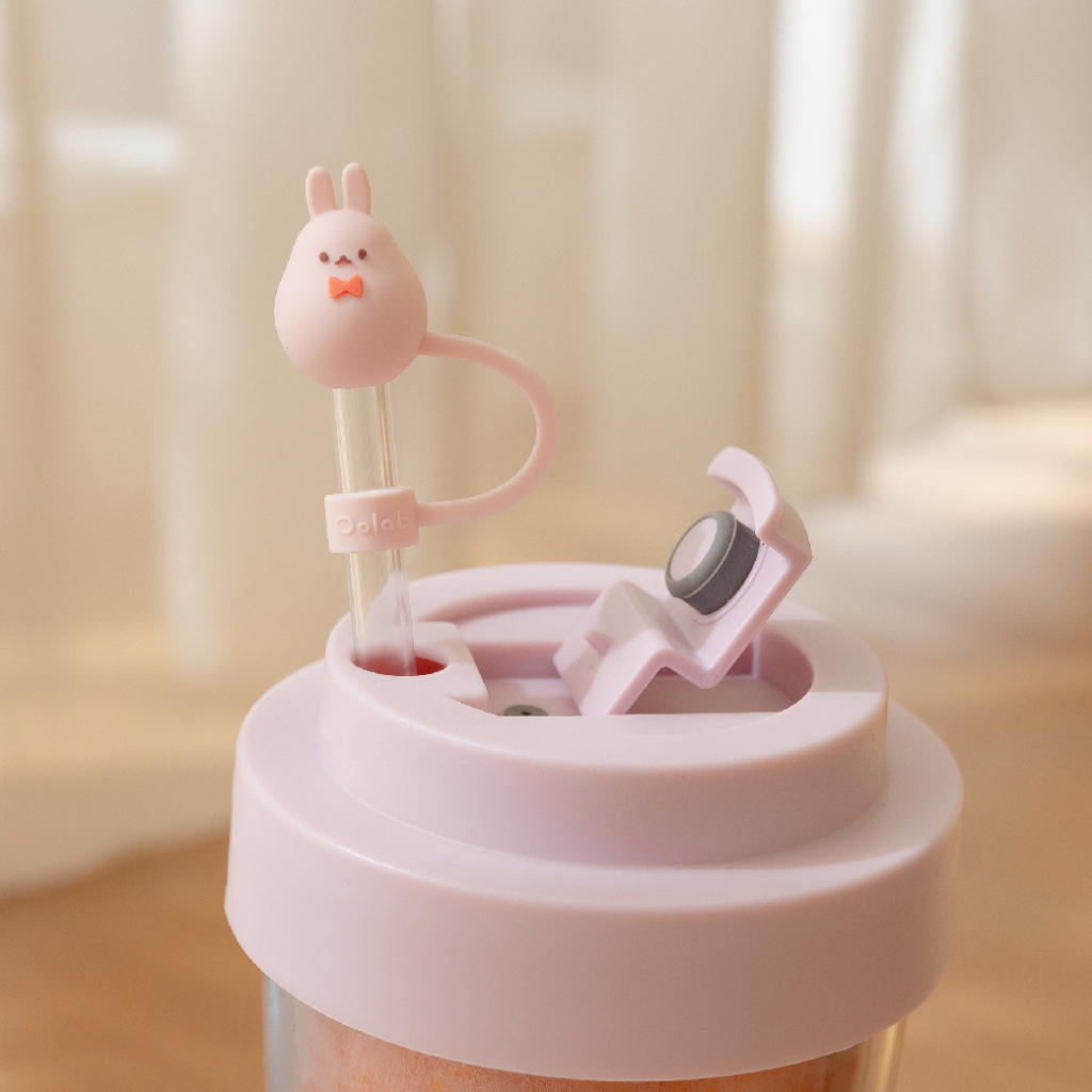 Stay With You Collection Silicone Straw Plug, , large