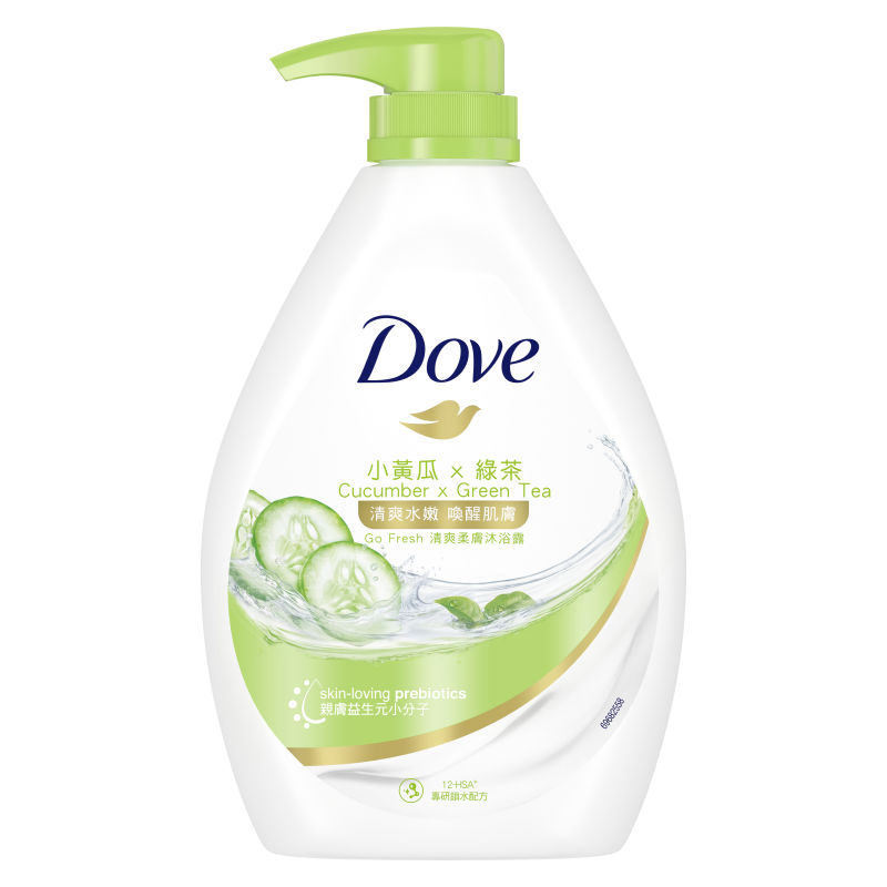 DOVE CUCUMBER  GREEN TEA BW, , large