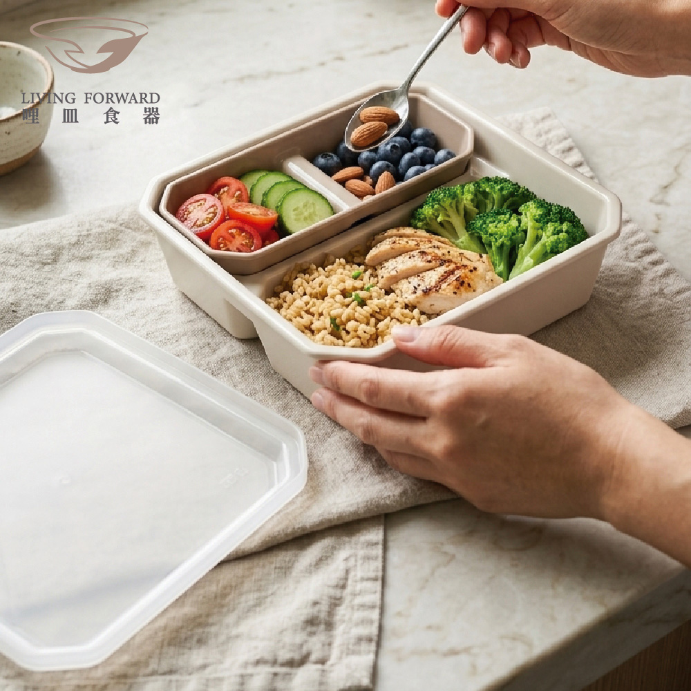 【哩皿食器】台灣製  C-Bento 潔晶餐盒 可微波, , large