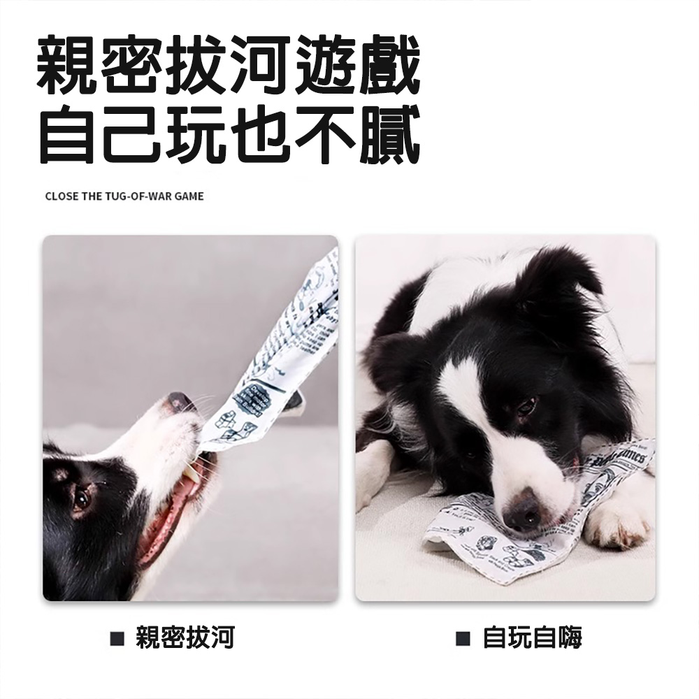 【CITY STAR】寵物狗狗發聲報紙可耐咬磨牙自嗨玩具, , large
