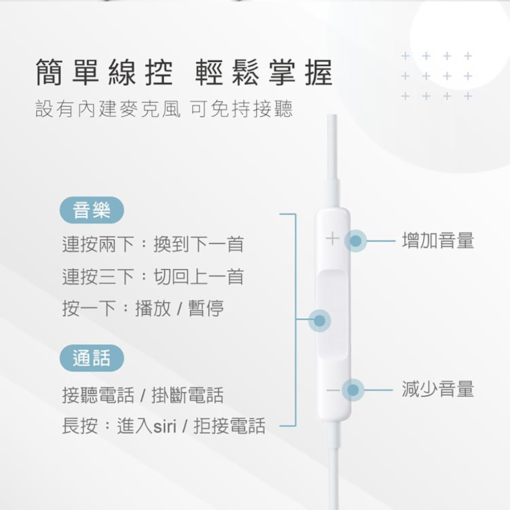 RASTO RS41IPHONE半入耳式耳機 符合人體工學 三鍵調音控制, , large