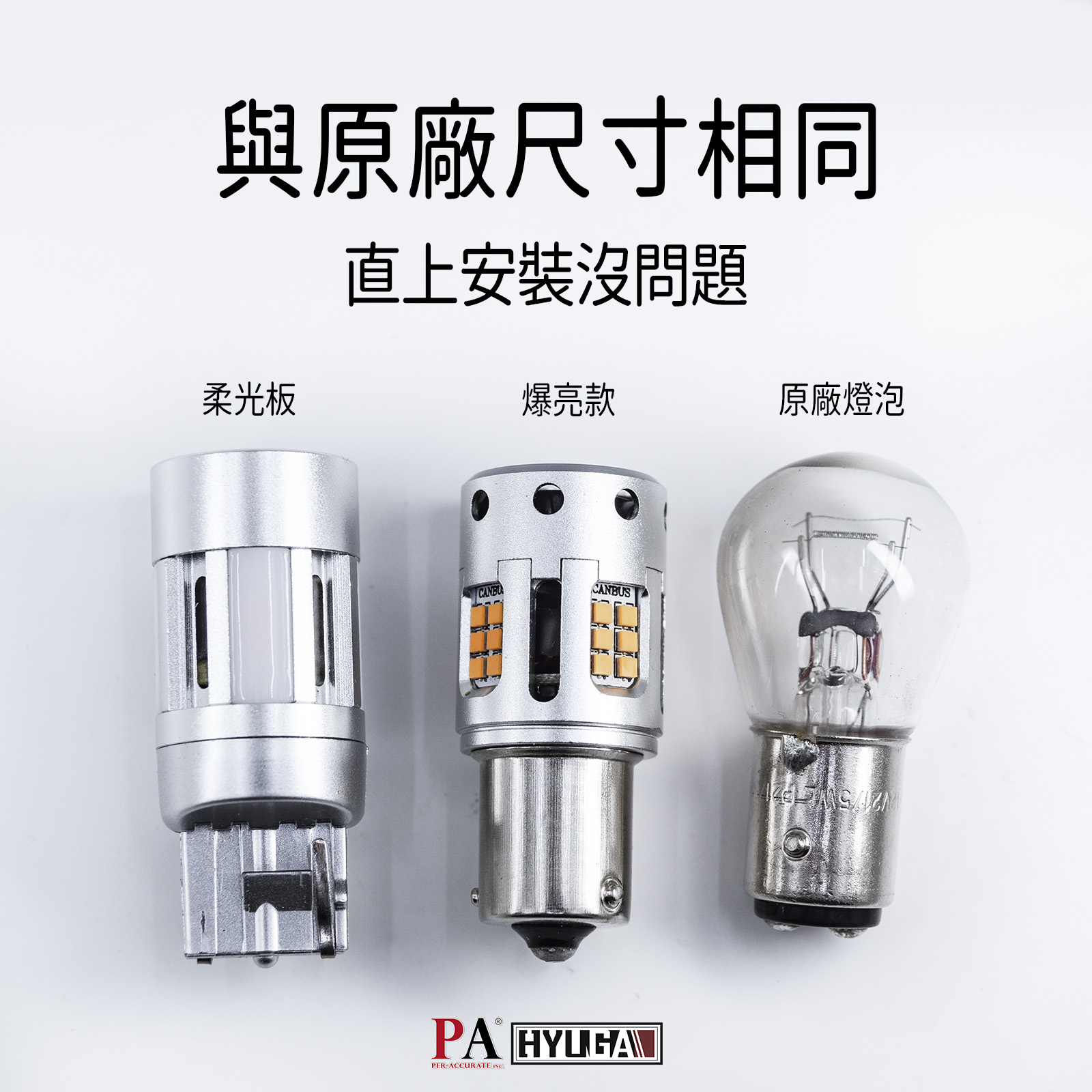 [PA LED] 柔光版｜防快閃 LED 風扇方向燈 解碼 直上免加裝電阻, , large