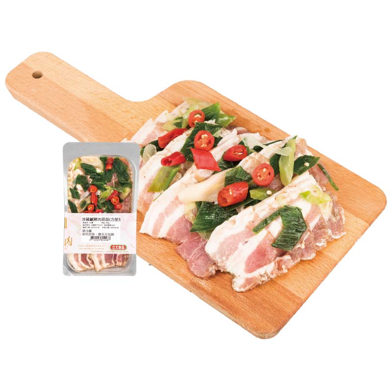 Chiled salted pork sliced, , large