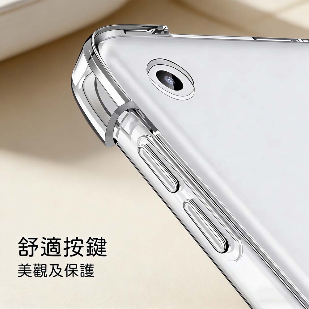 【山水之寶】iPad mini 7/mini 6 8.3 吋 (2024/2021)保護套 TPU清透內置筆槽平板保護殼, 透明, large
