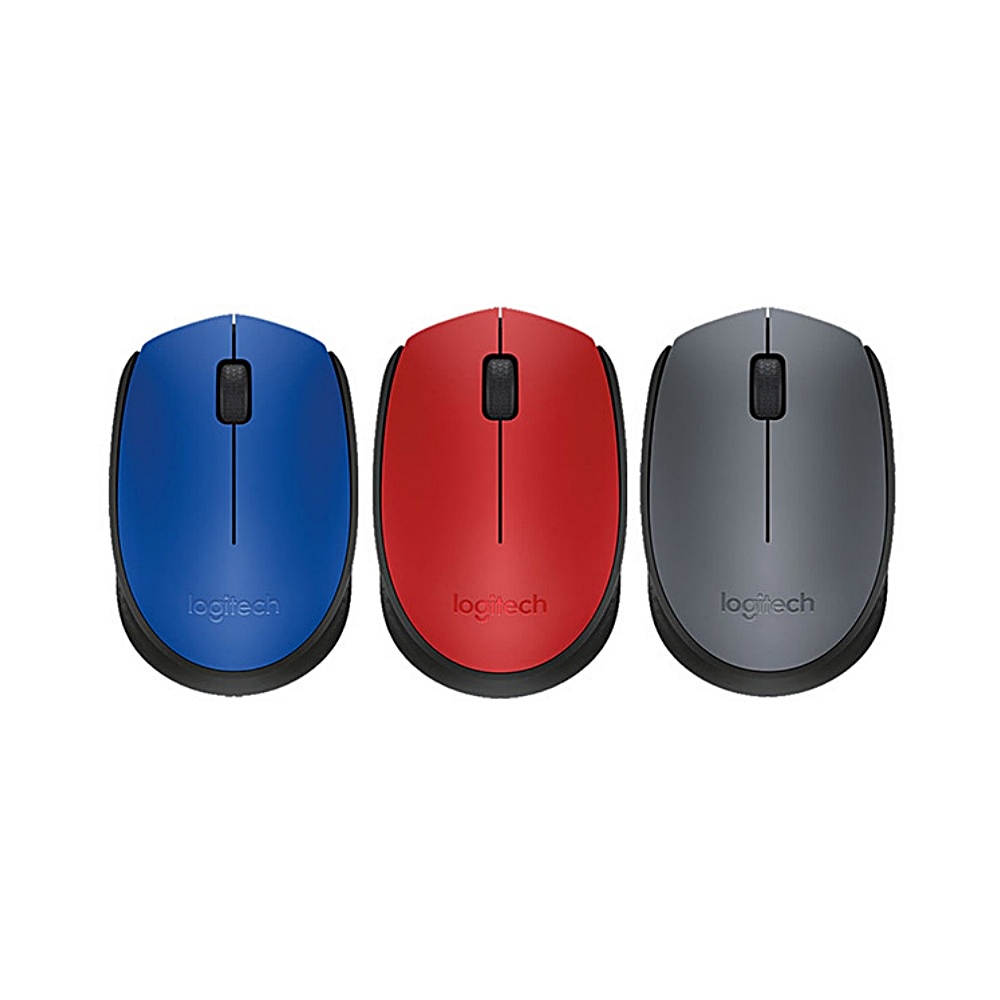 【 Logitech 羅技 】M171 灰黑色 無線 舒適便攜 滑鼠, , large