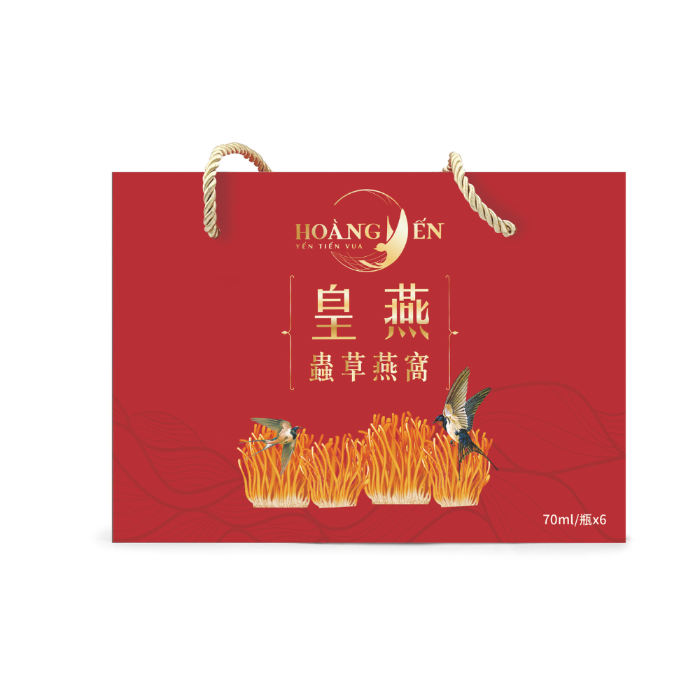 皇燕蟲草燕窩70ml*6入, , large