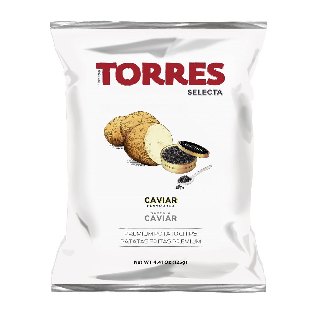 Torres Selecta Caviar Flavoured Chips, , large