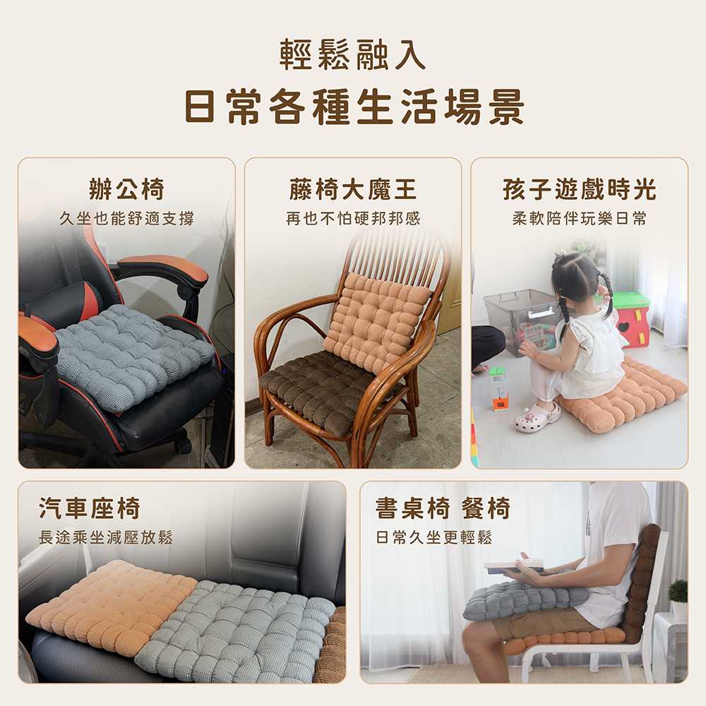 【 熊棉 】奶油餅乾墊, , large
