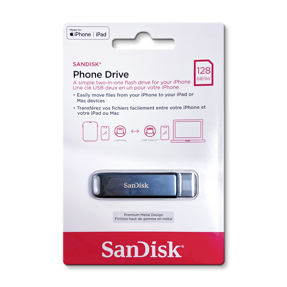 【SanDisk】Phone Drive 128G 旋轉 OTG USB 3.2 蘋果 Type-C 隨身碟, , large