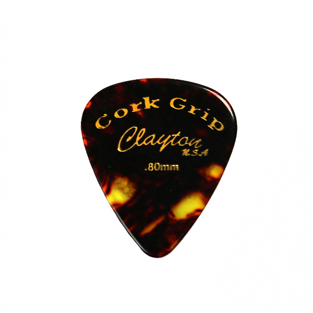 Clayton Cork Grip Picks 吉他彈片 0.80mm 1.00mm (三片、十片組)【敦煌樂器】, , large