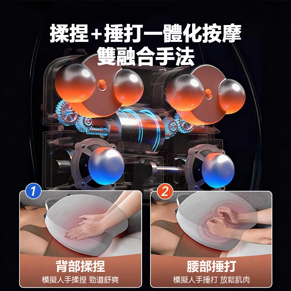 [寰諦]腰背部等多功能按摩儀BLF-003, , large