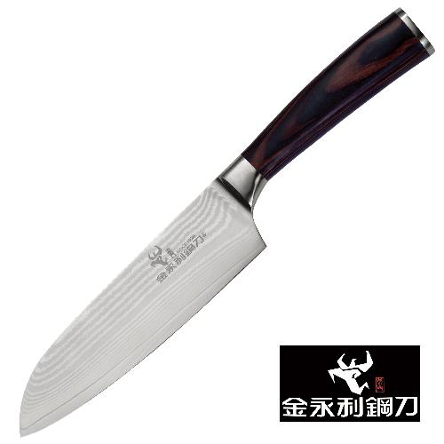 【金永利鋼刀】龍紋系列 蔬果料理三德刀K3a, , large