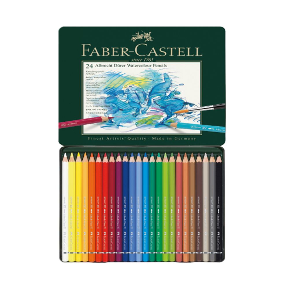 【Faber-Castell】輝柏 藝術級 水彩色鉛筆 24色 /盒 117524, , large