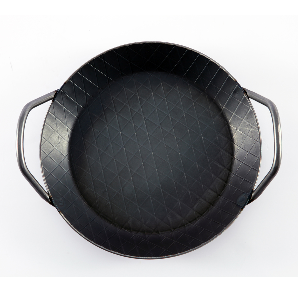 【德國turk土克鐵鍋】熱鍛斜紋 雙耳平底(深)鍋28cm 65930, , large