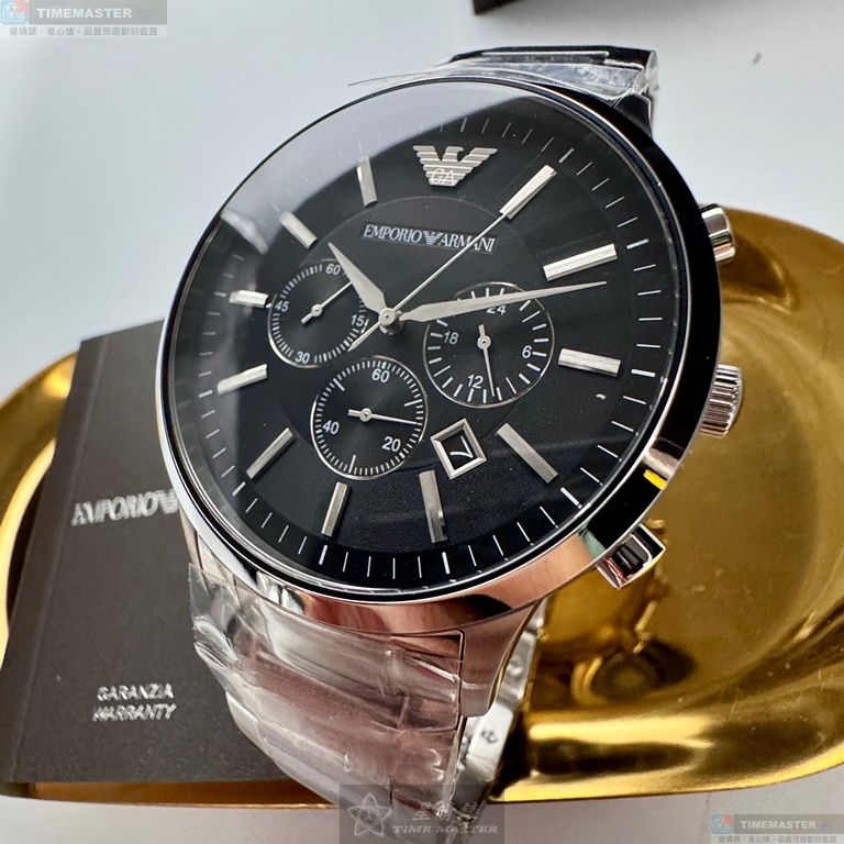 [TIMEMASTER] ARMANI watch, 46mm, AR00075, , large