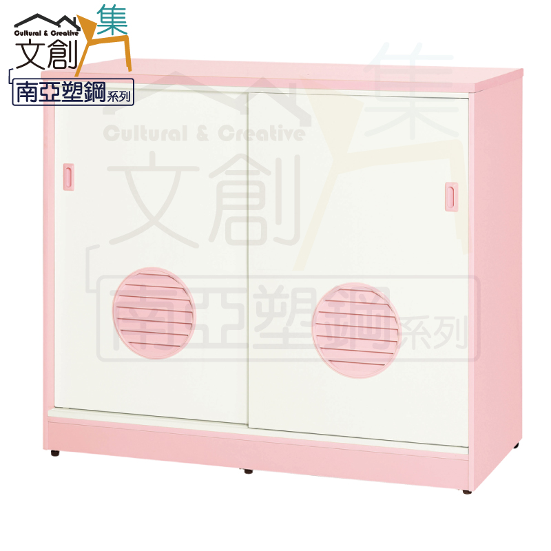 【文創集】安倍 環保4.1尺南亞塑鋼推門寢具櫃/收納櫃(客約商品), , large