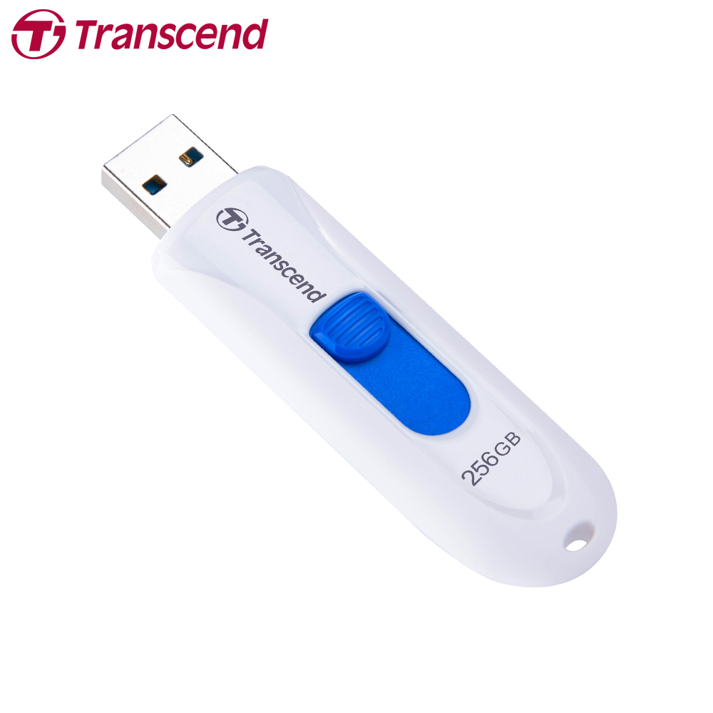 【Transcend】創見 JetFlash 790 USB 3.1 256GB 白色 高速隨身碟 保固公司貨, , large